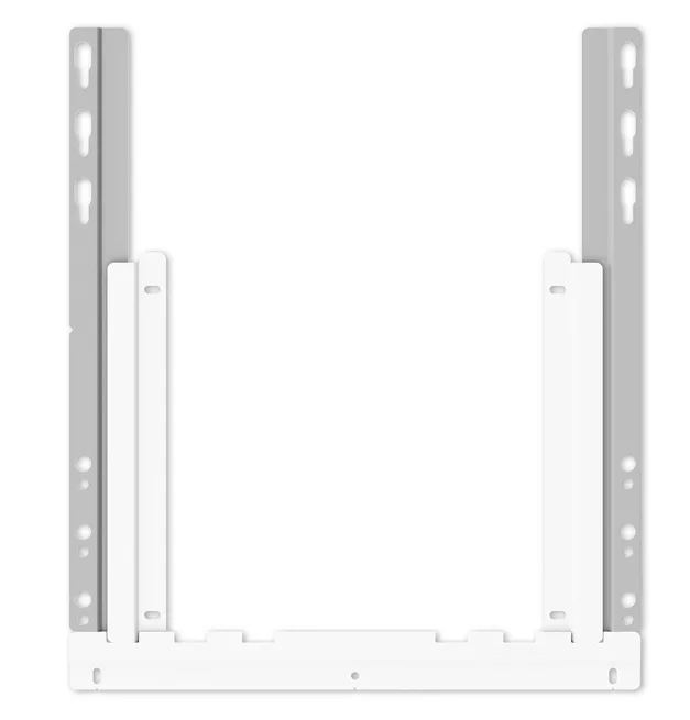 SMS Slim Fixed - Asennuspakkaus ( sein&auml;kiinnike ) tuotteelle LCD-n&auml;ytt&ouml; - valkoinen, hopea -n&auml;yt&ouml;n koko: 32"-60"