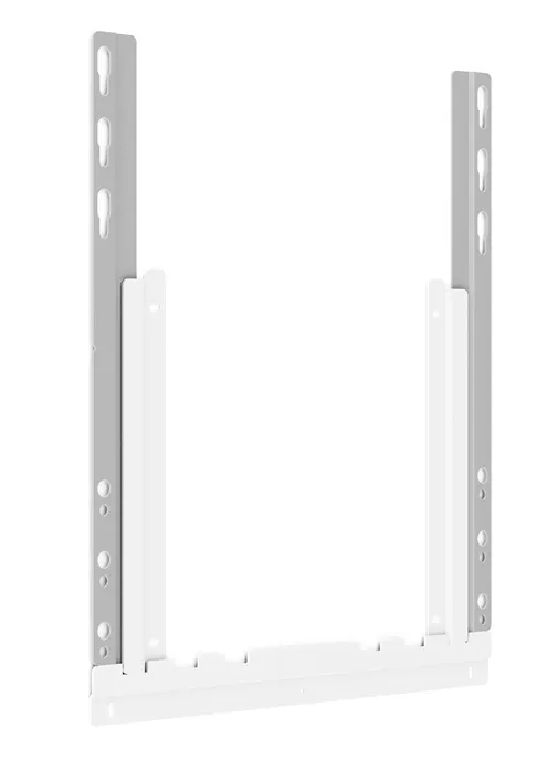 SMS Slim Fixed - Asennuspakkaus ( sein&auml;kiinnike ) tuotteelle LCD-n&auml;ytt&ouml; - valkoinen, hopea -n&auml;yt&ouml;n koko: 32"-60"