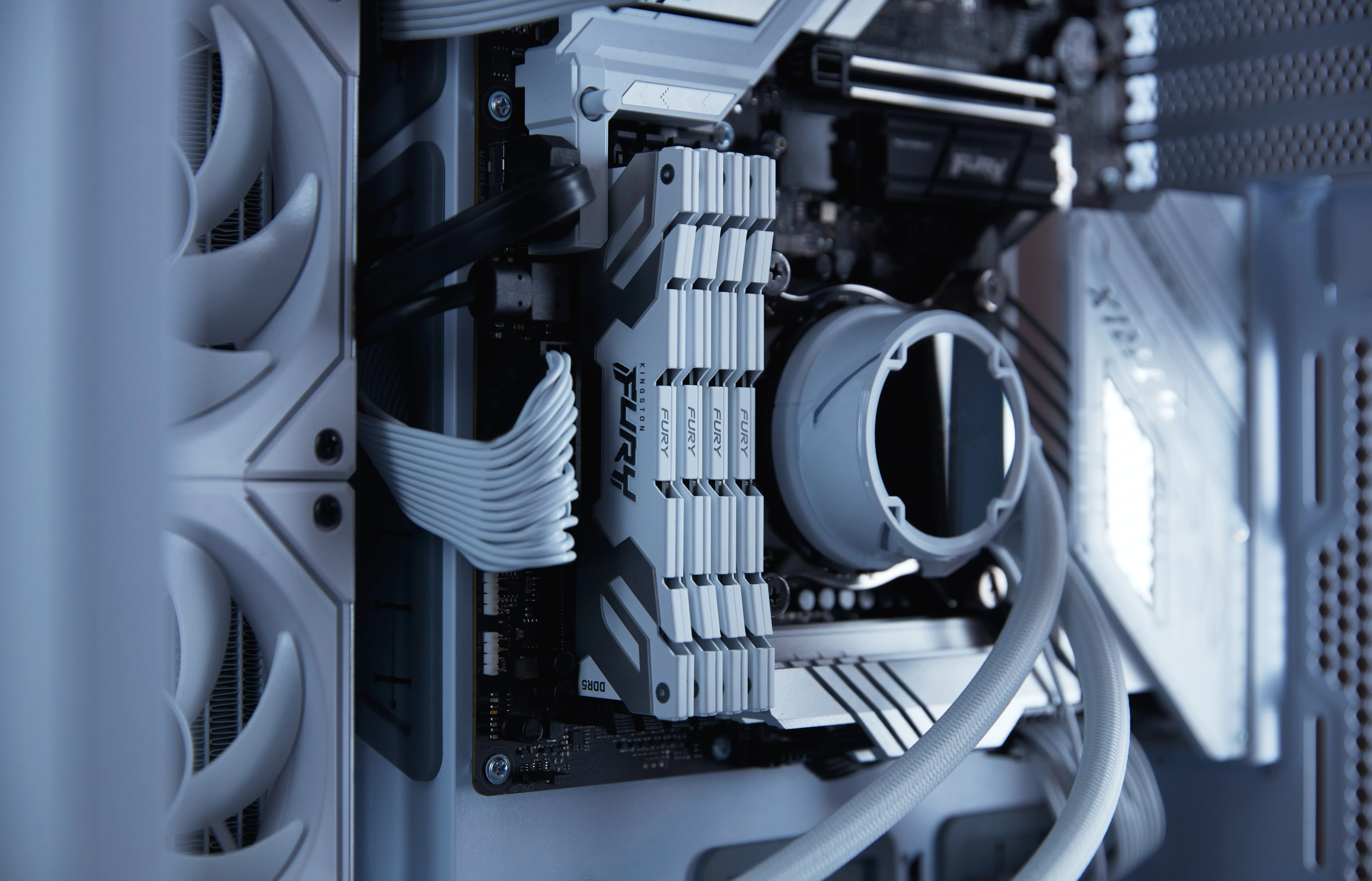 Kingston FURY Renegade 24 Gt (1 x 24 Gt) DDR5 8000 MHz, CL38 -muisti, valkoinen (XMP)