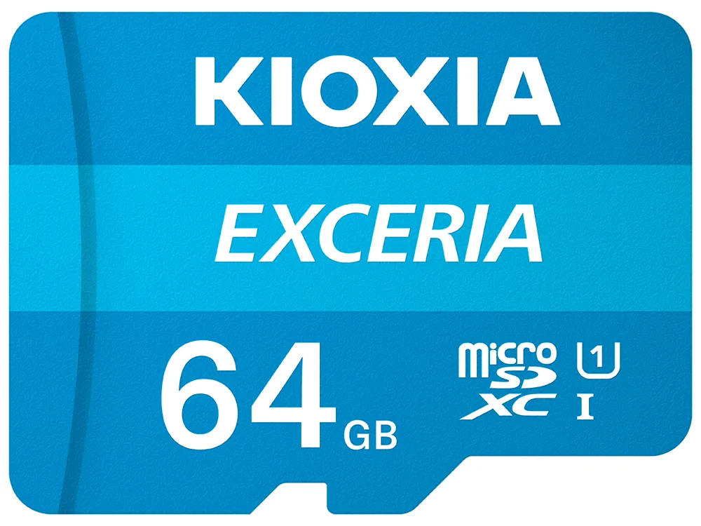Kioxia Exceria 64GB MicroSDXC - memory card + SD adapter