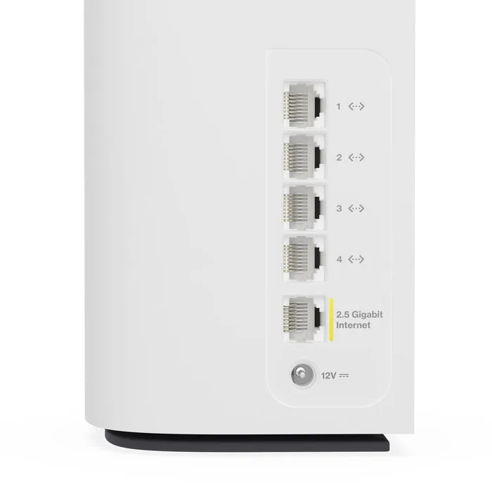 Linksys Velop Pro 7 MBE7002 -mesh WiFi -j&auml;rjestelm&auml;, Wi-Fi 7, BE11000, Tri-band, 2 kpl, 2,5G WAN -portilla, valkoinen