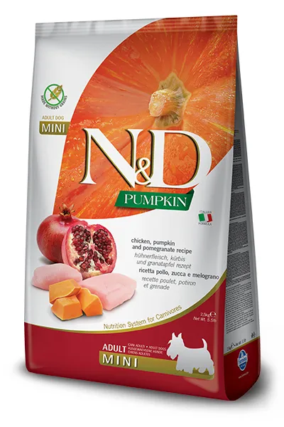 Farmina N&D Ancestral Grain Adult Medium & Maxi Chicken & Pomegranate, Dry food for dogs, 2.5kg