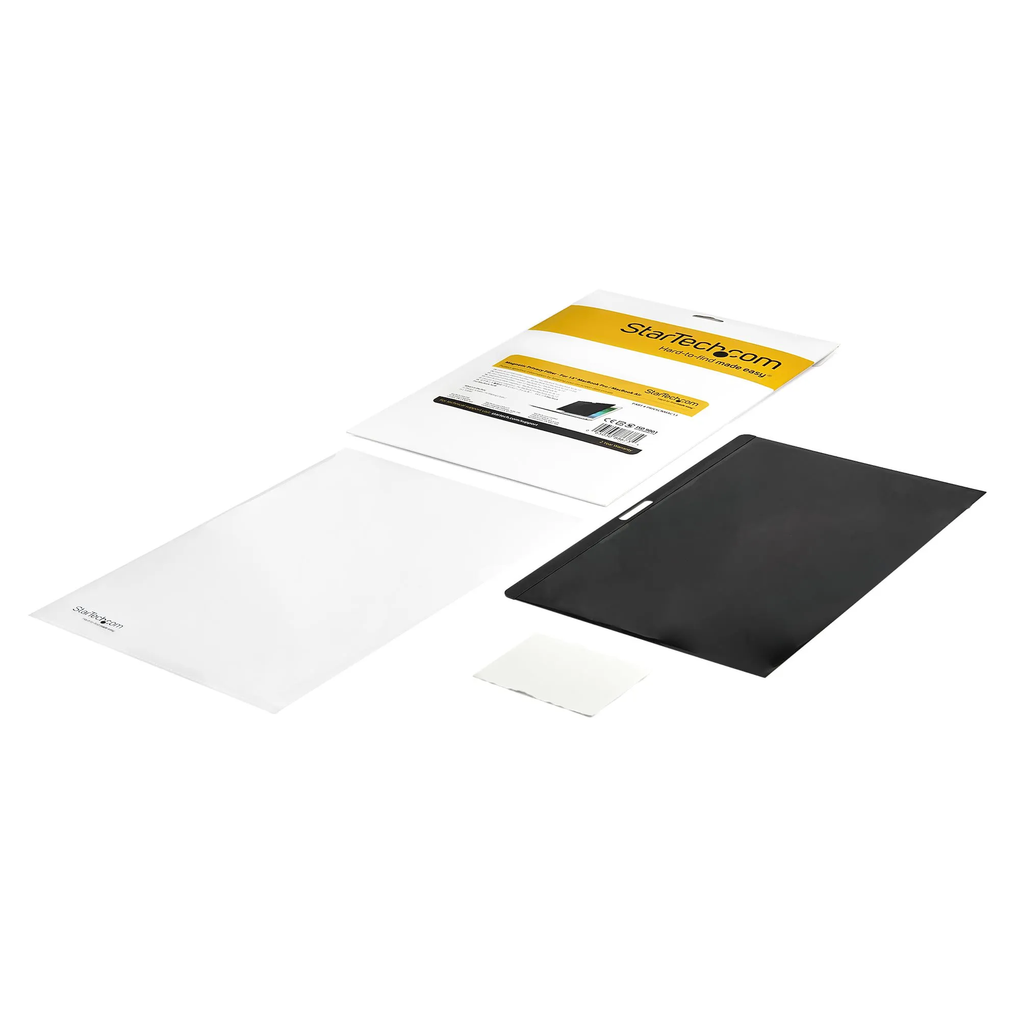 STARTECH.COM 13inch Laptop Privacy Screen Matte or Glossy Magnetic 30+/- Degree Privacy MacBook Pro and Air PRIVSCNMAC13