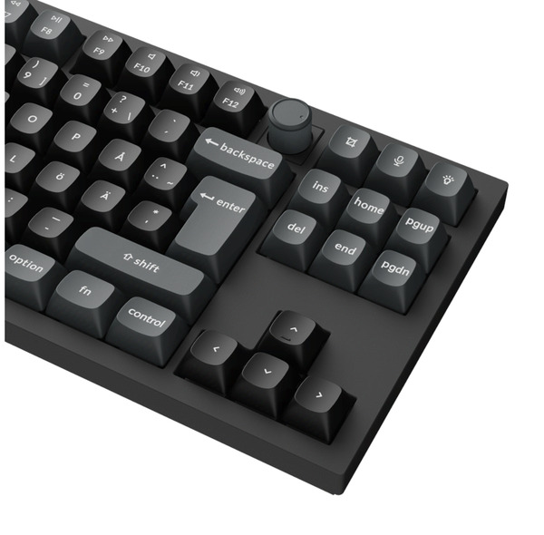 Keychron Q3 Ultra 8K 80% TKL Wireless Mechanical Gaming Keyboard, Silk POM Brown, Black