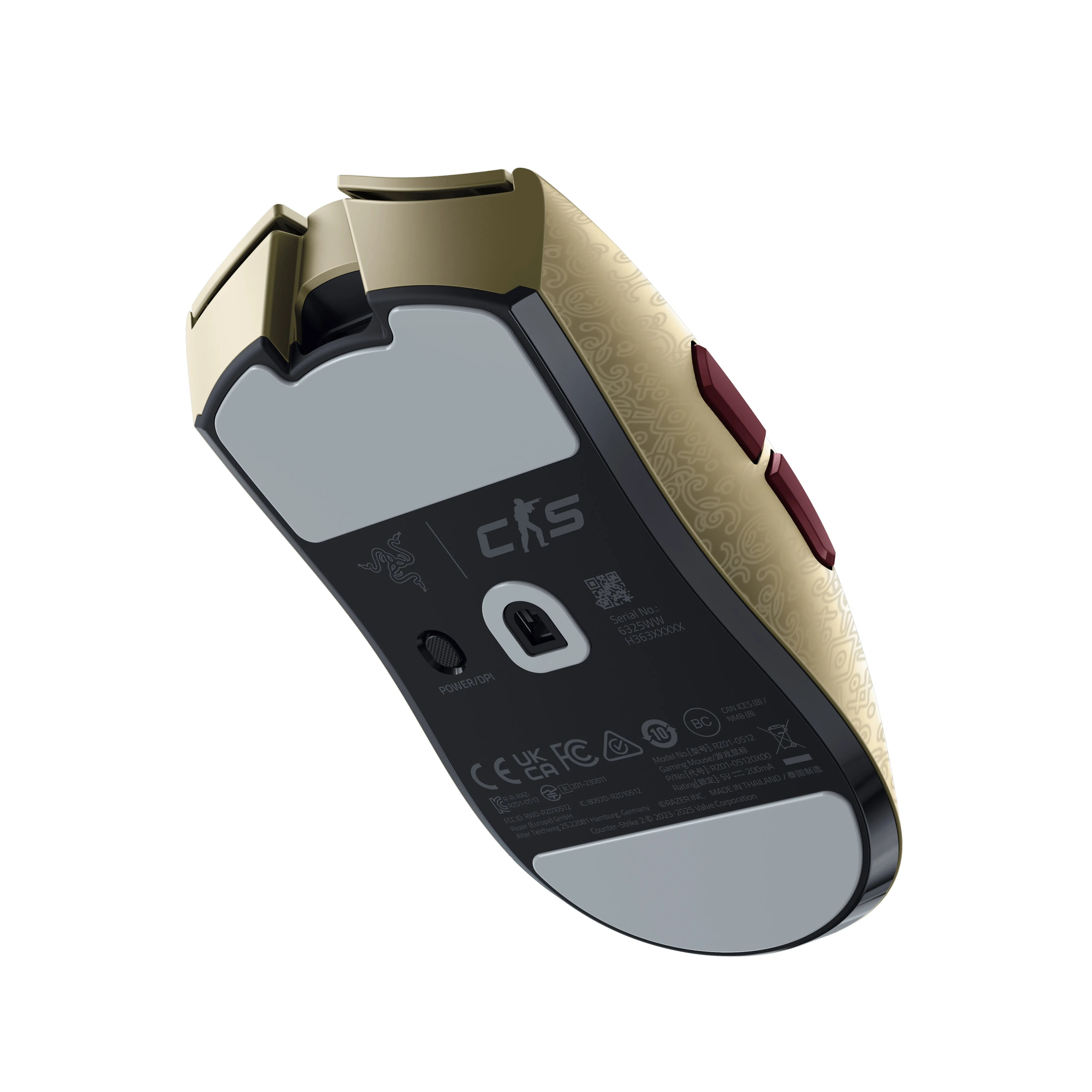 Razer Viper V3 Pro Counter-Strike 2 Edition Wireless Gaming Mouse, Gold