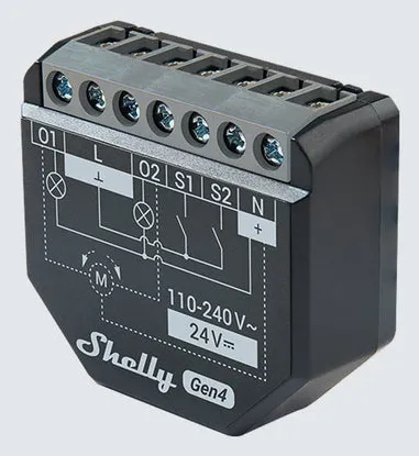 Shelly 2PM Gen4 - 2-channel smart switch