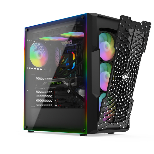 SilentiumPC Astrum AT6V EVO TG ARGB Pure Black