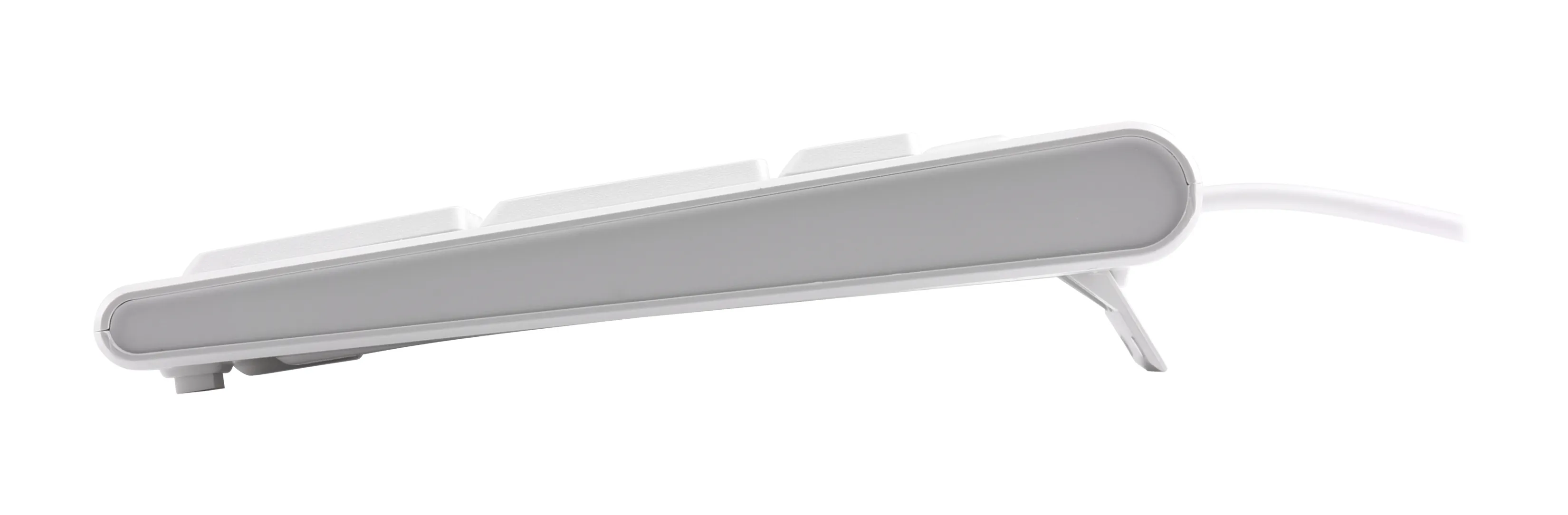 DELTACOnäppäimistö, pohjoismainen layout, USB 1,1m kaapeli, valkoinen