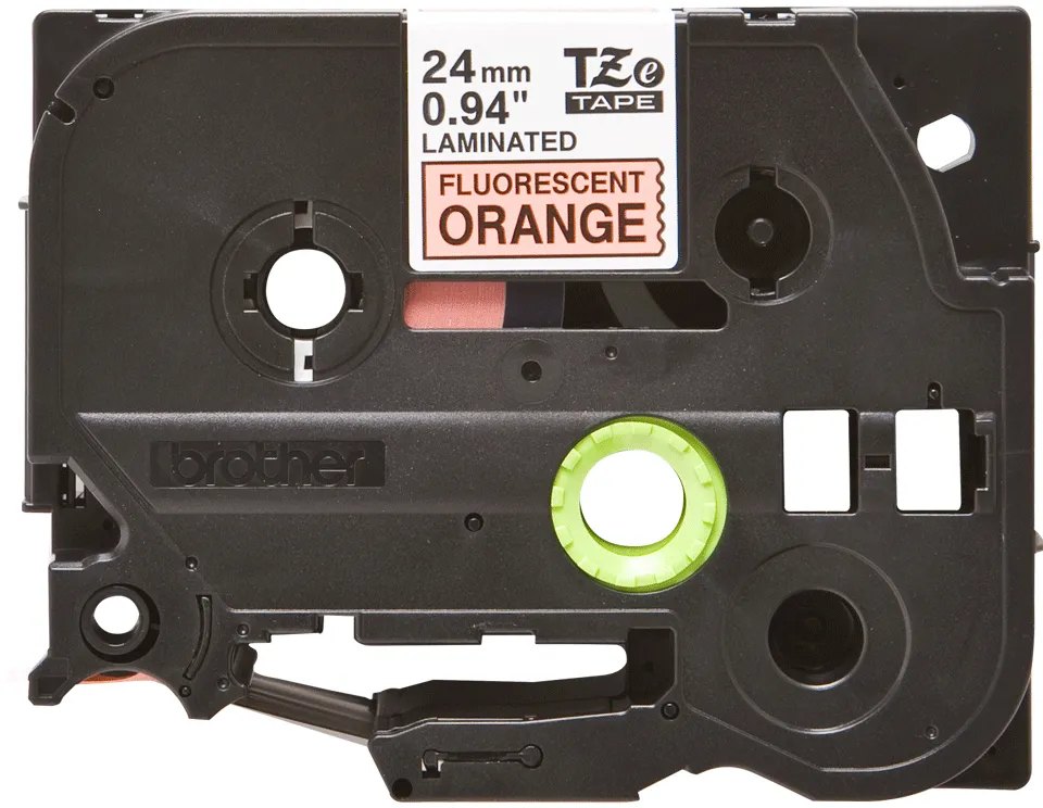 BROTHER TZB51 24 BLACK ON ORANGE