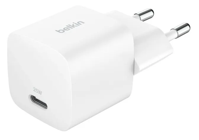 BELKIN 25W USB PD Wall Charger w/PPS, White