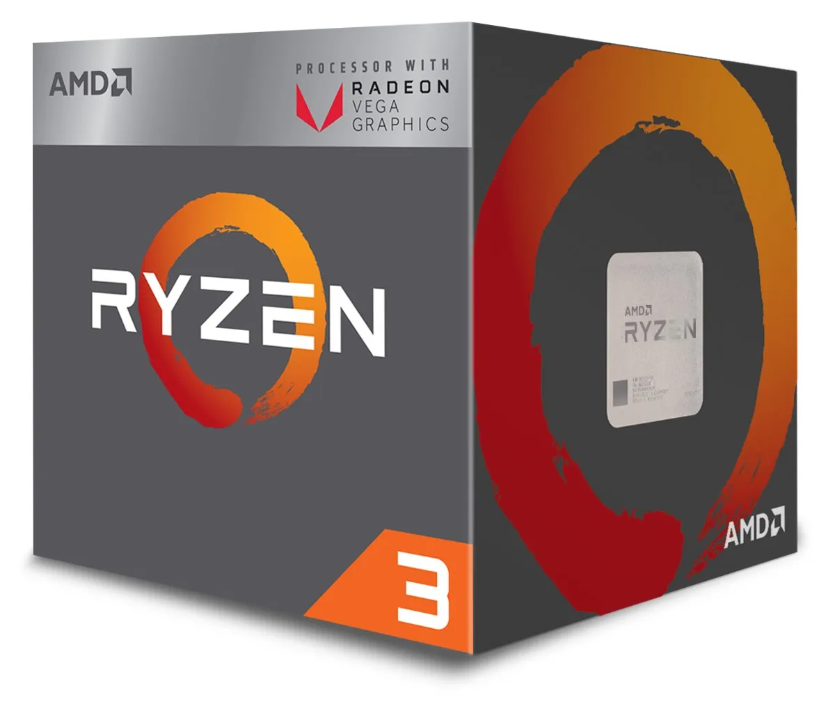 AMD Ryzen 3 2200 G 3,50 GHz, AM4 -suoritin, boxed