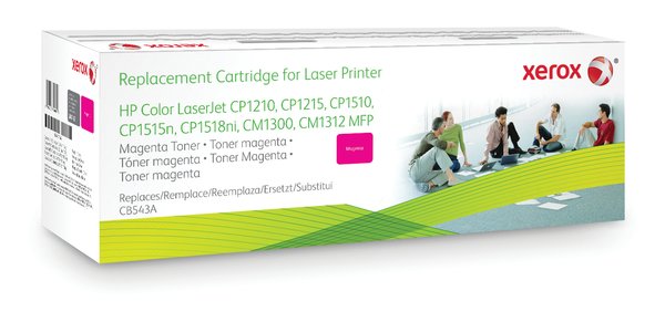 Xerox - Magenta - v&auml;riainekasetti (vastaavuus: HP CB543A) malleihin HP Color LaserJet CM1312 MFP, CM1312nfi MFP, CP1215, CP1515n, CP1518ni