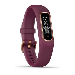 Garmin Vivosmart 4, S/M -aktiivisuusranneke, Ruusukulta/Punainen