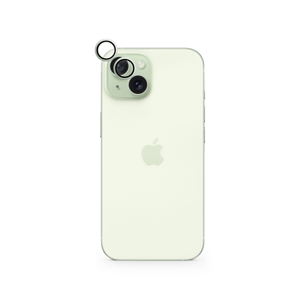 Epico Aluminium Lens, iPhone 15 / 15 Plus - Camera Lens Protector, Green