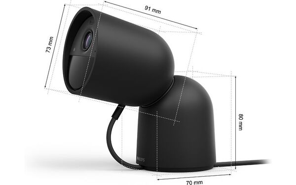 HUE SECURE CAMERA WIRED DESKTOP BK EU