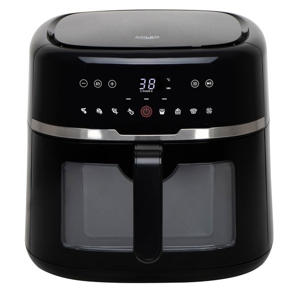 Adler AD 6318, 8L, 2500W, air fryer, Black