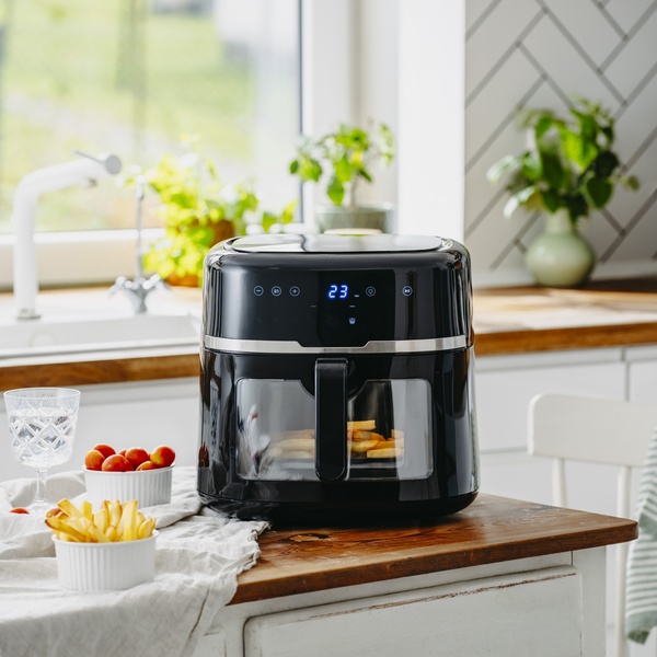 Adler AD 6318, 8L, 2500W, air fryer, Black