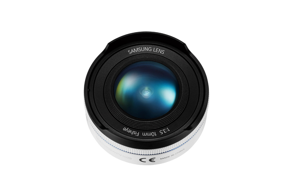 SAMSUNG NX 10MM F/3.5 FISH EYE VALKOINEN
