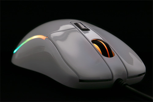 Deltaco Gaming optical RGB - gaming mouse, glossy white