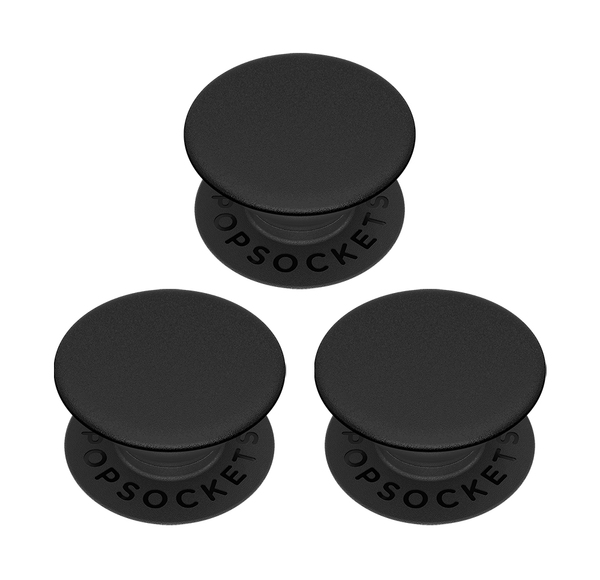 POPSOCKETS Triple Black Avtagbara MINI Grip 3pack