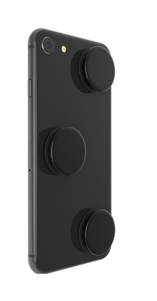 POPSOCKETS Triple Black Avtagbara MINI Grip 3pack