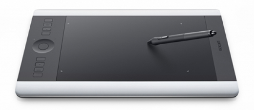 Wacom Intuos Pro Medium Special Edition - Digitoija - 22.4 x 14 cm - s&auml;hk&ouml;magneettinen - 8 painiketta - langaton, langallinen - USB - musta, hopea