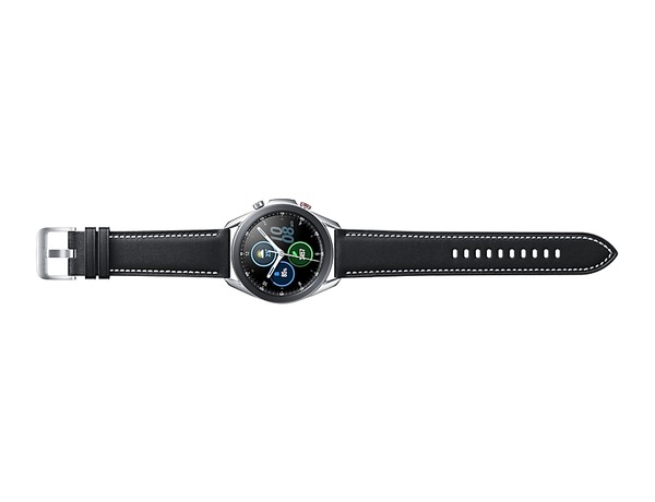 Samsung Galaxy Watch 3 45 mm LTE - tr&auml;ningsklocka, Mystic Silver