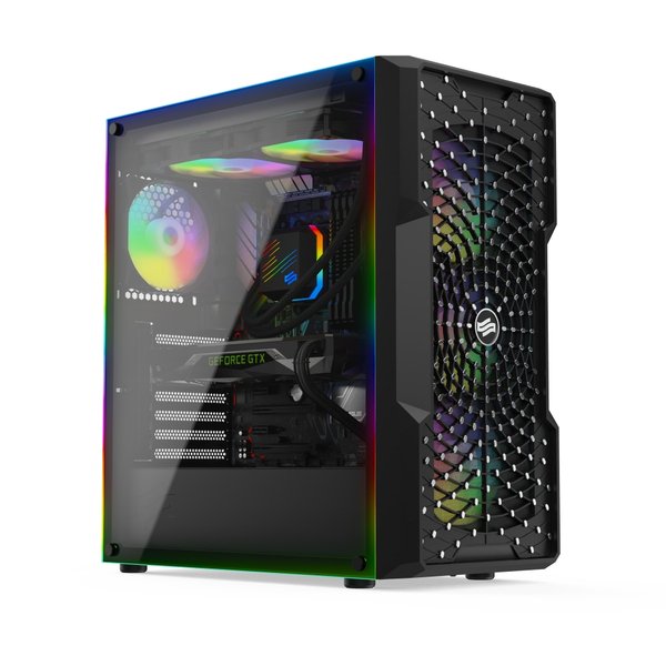 SilentiumPC Astrum AT6V EVO TG ARGB Pure Black