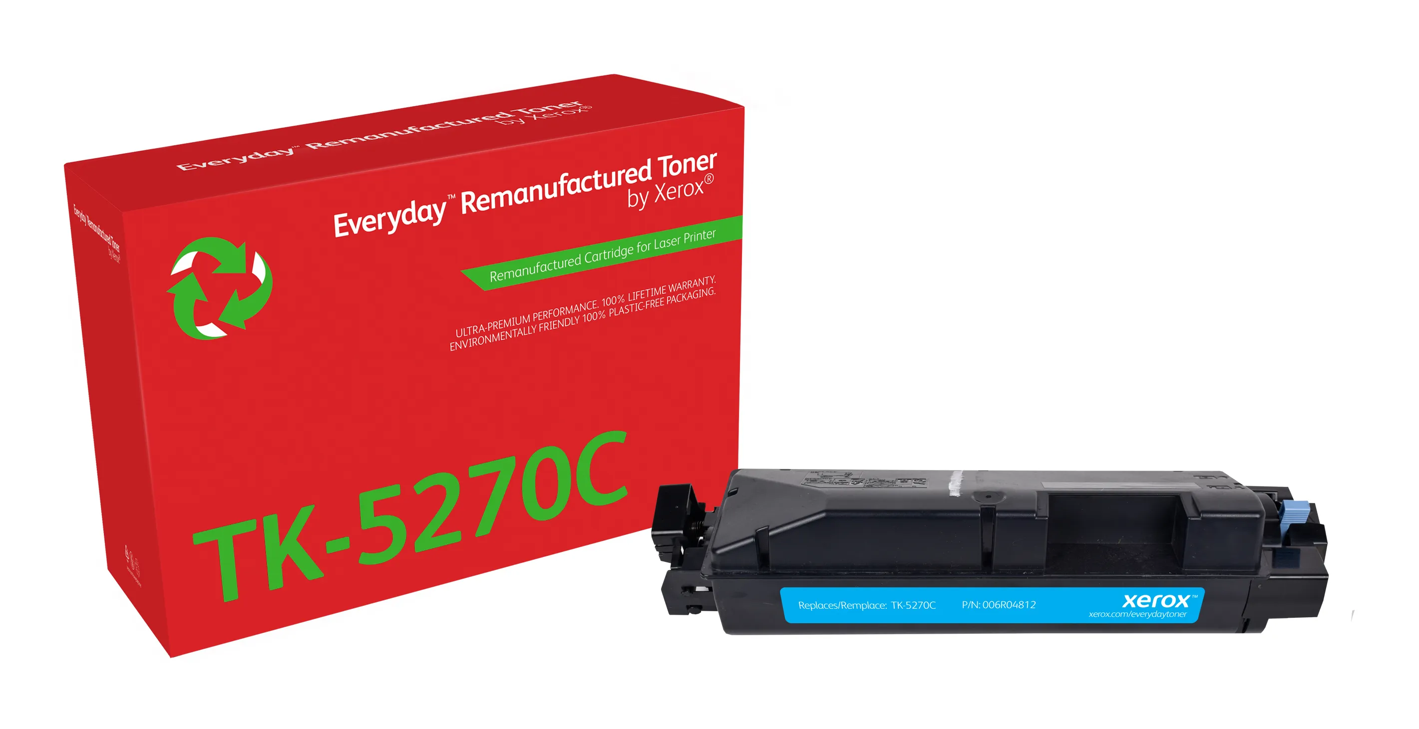 Xerox Everyday Remanufactured 006R04812 toner cartridge, Cyan