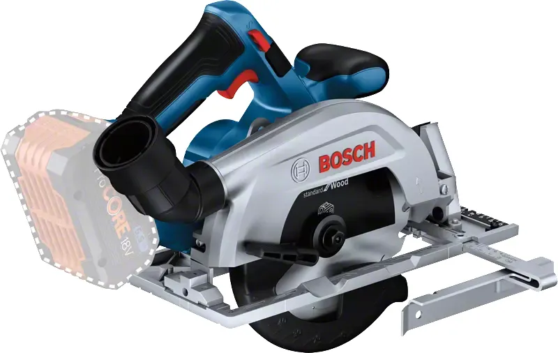 Bosch Cordless Circular Saw GKS 18V-57-2 Professional, 18V (blue/black, 2x Li-Ion battery ProCORE18V 5.5Ah, in L-BOXX)