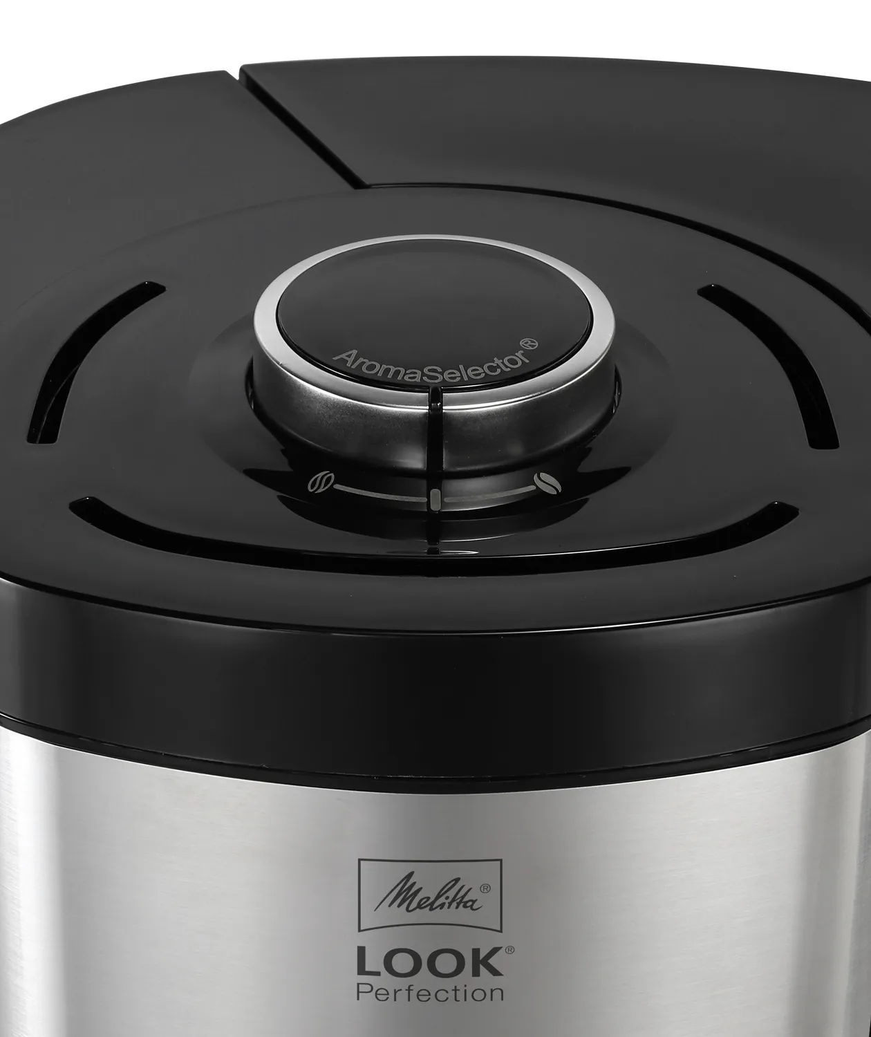 Melitta Look Perfection -kahvinkeitin, Musta, Hopea