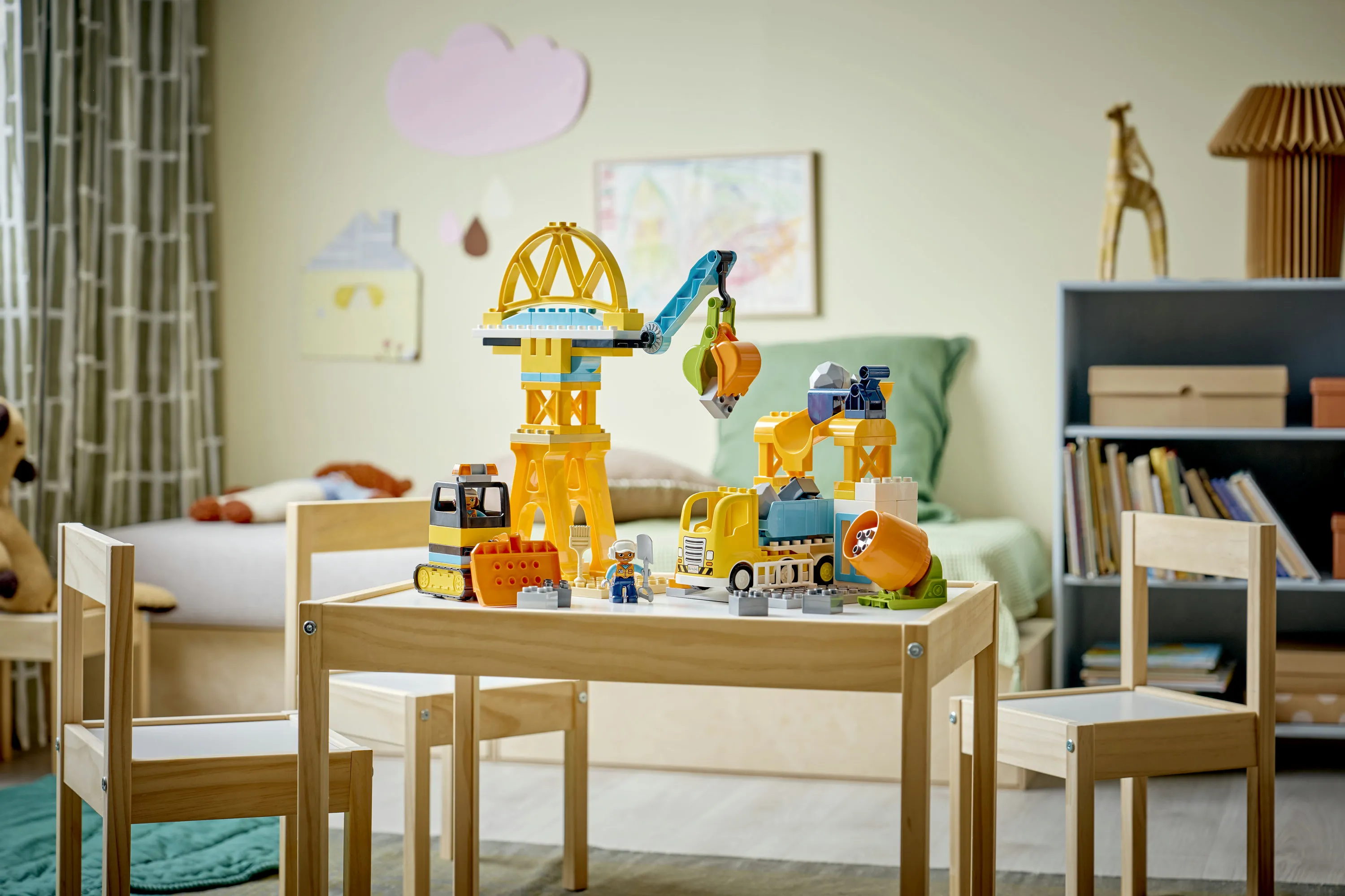 LEGO DUPLO Town Construction Site with Vehicles 3in1 10476