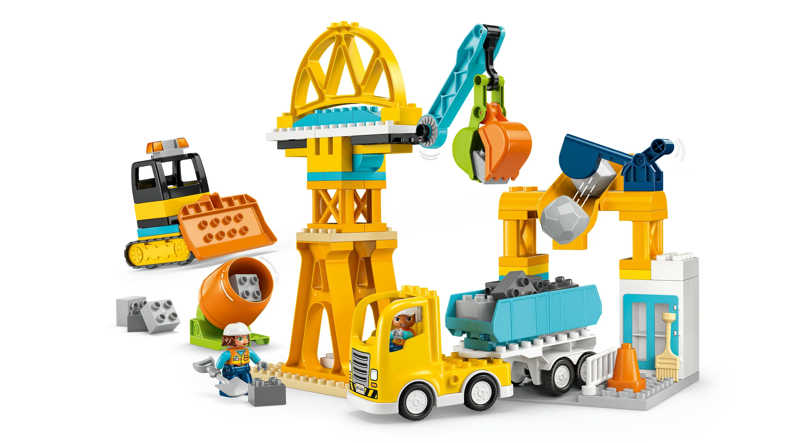 LEGO DUPLO Town Construction Site with Vehicles 3in1 10476