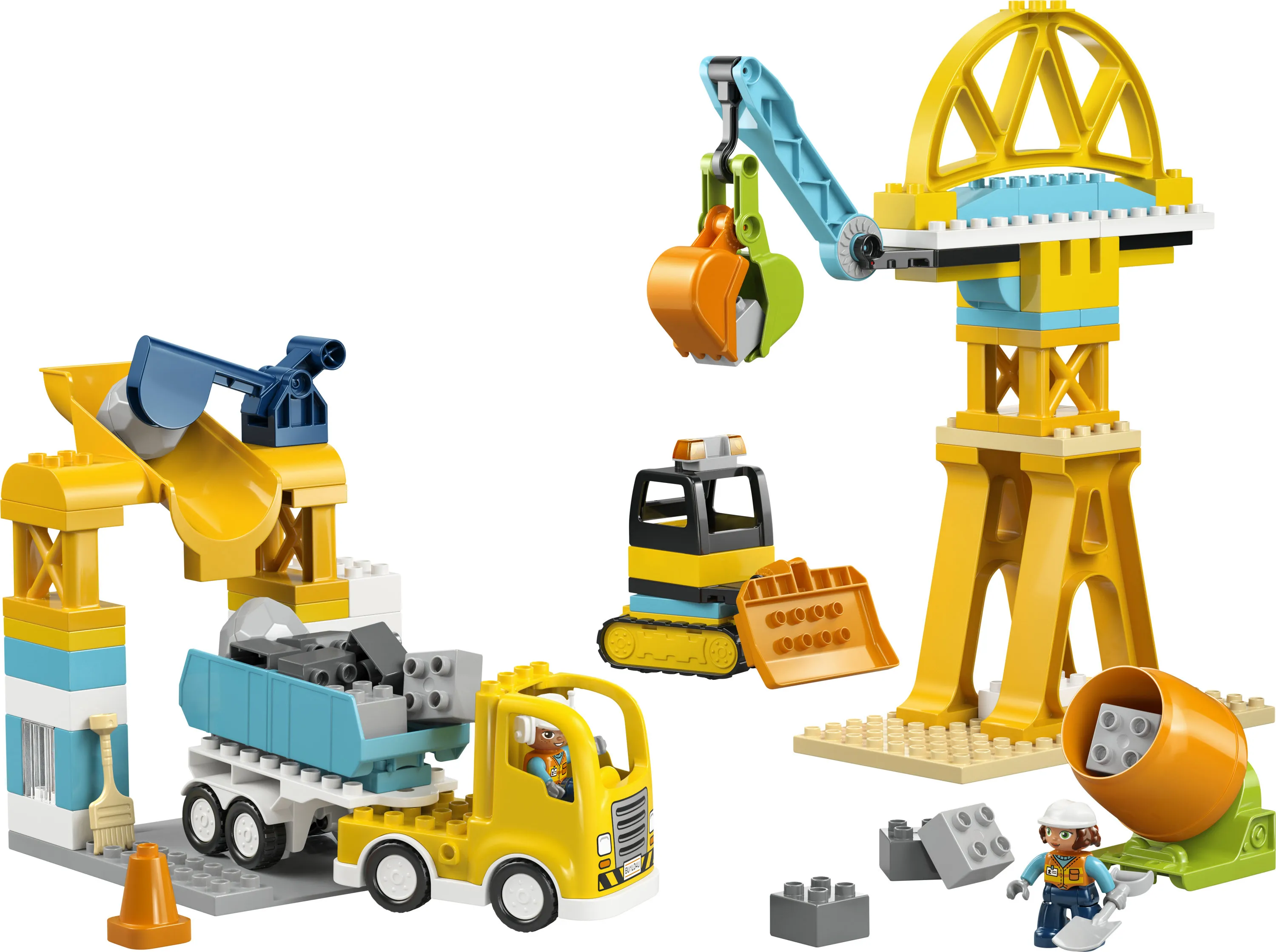 LEGO DUPLO Town Construction Site with Vehicles 3in1 10476