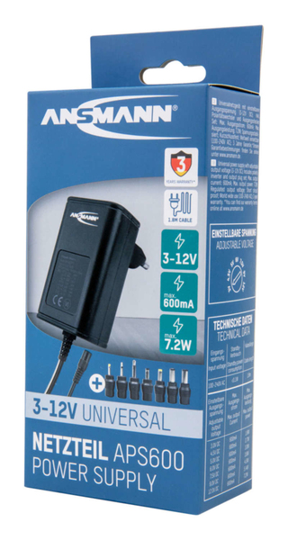 Aps 600 Power Supply Unit 7.2 W Black
