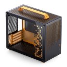 JONSBO Z20 micro-ATX chassi med fönster, orange/svart