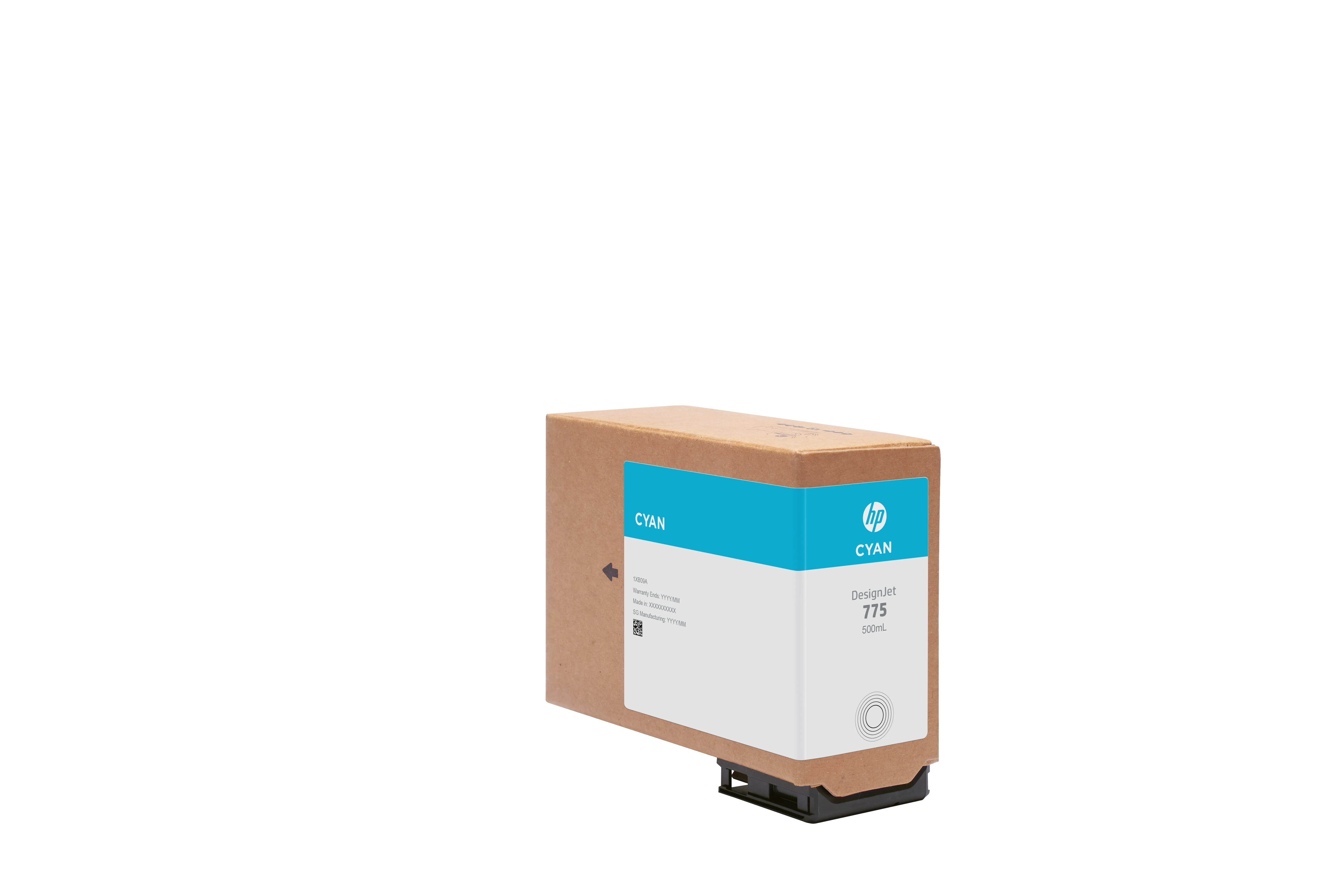 HP 775 Ink cartridge, 500 ml, Cyan