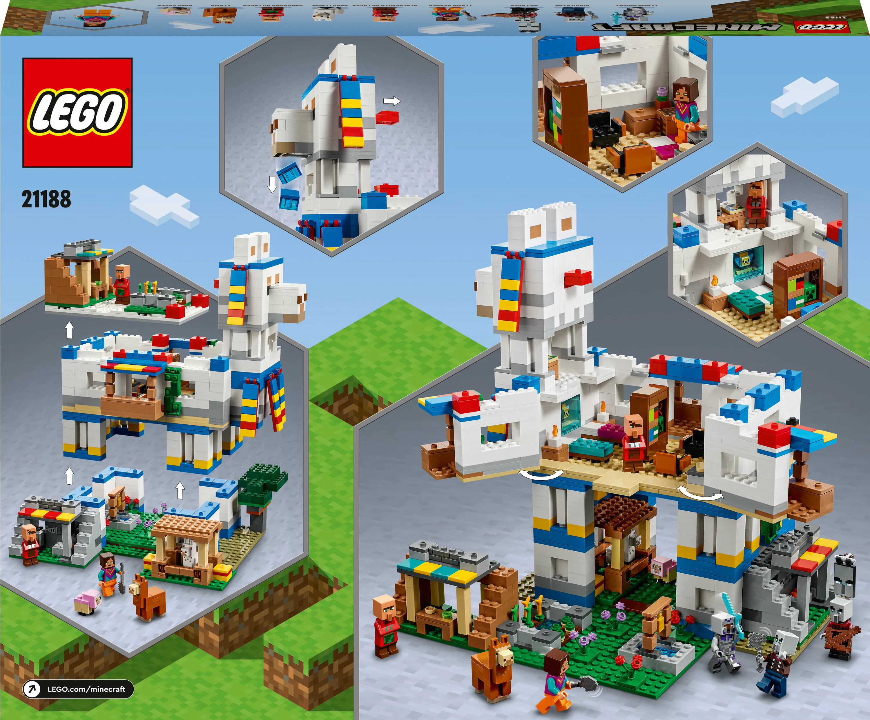 Lego Minecraft The Llama Village 21188