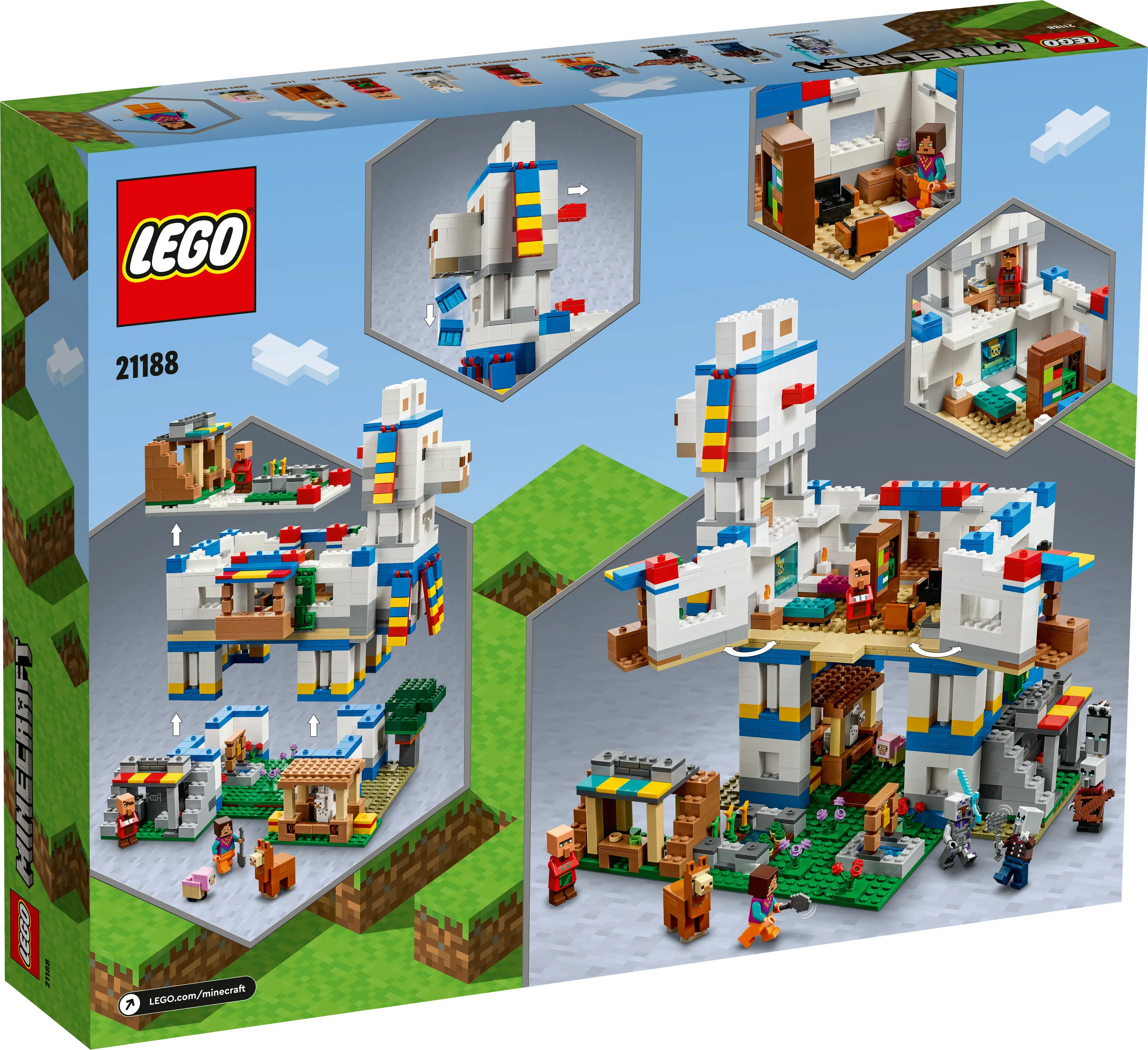 Lego Minecraft The Llama Village 21188