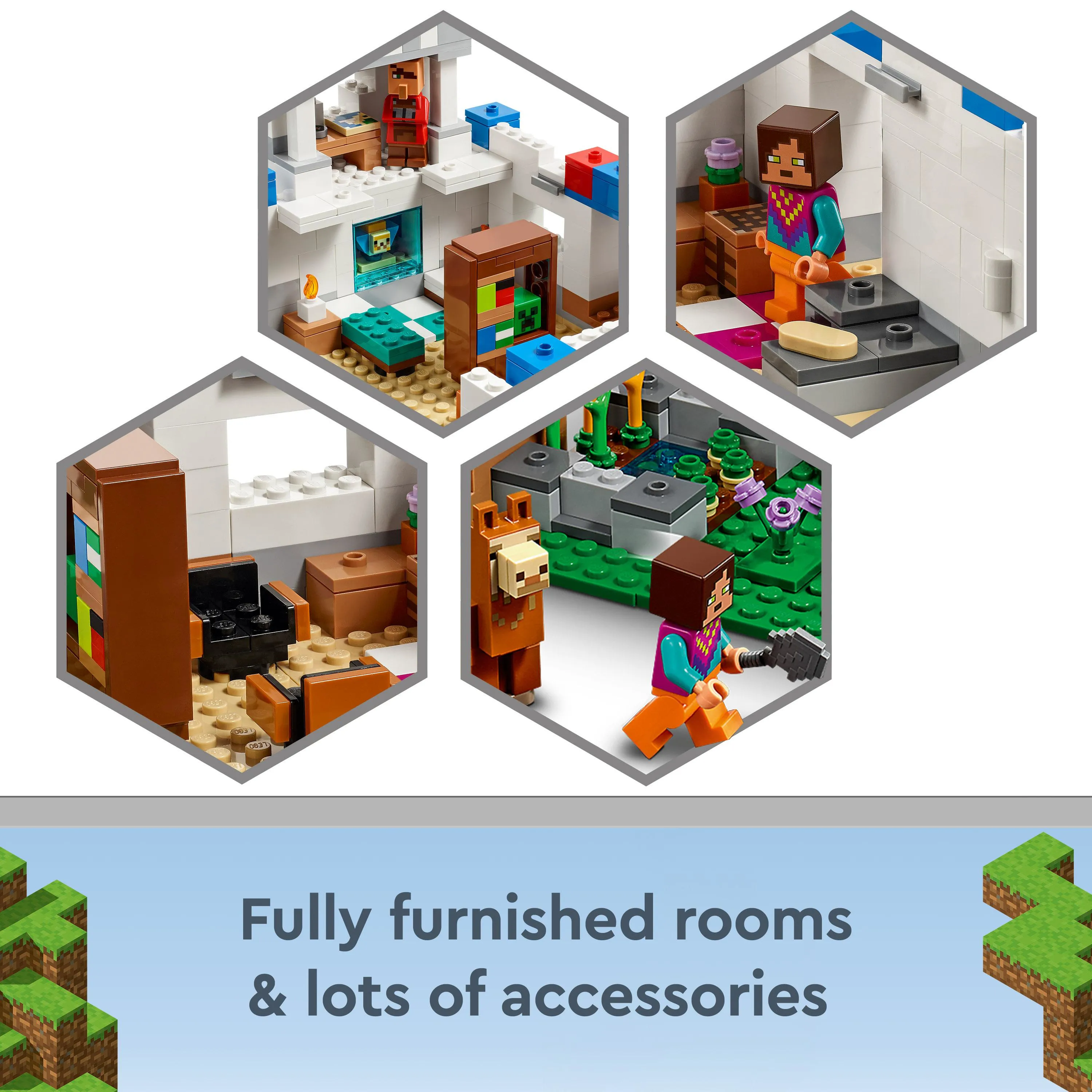 Lego Minecraft The Llama Village 21188
