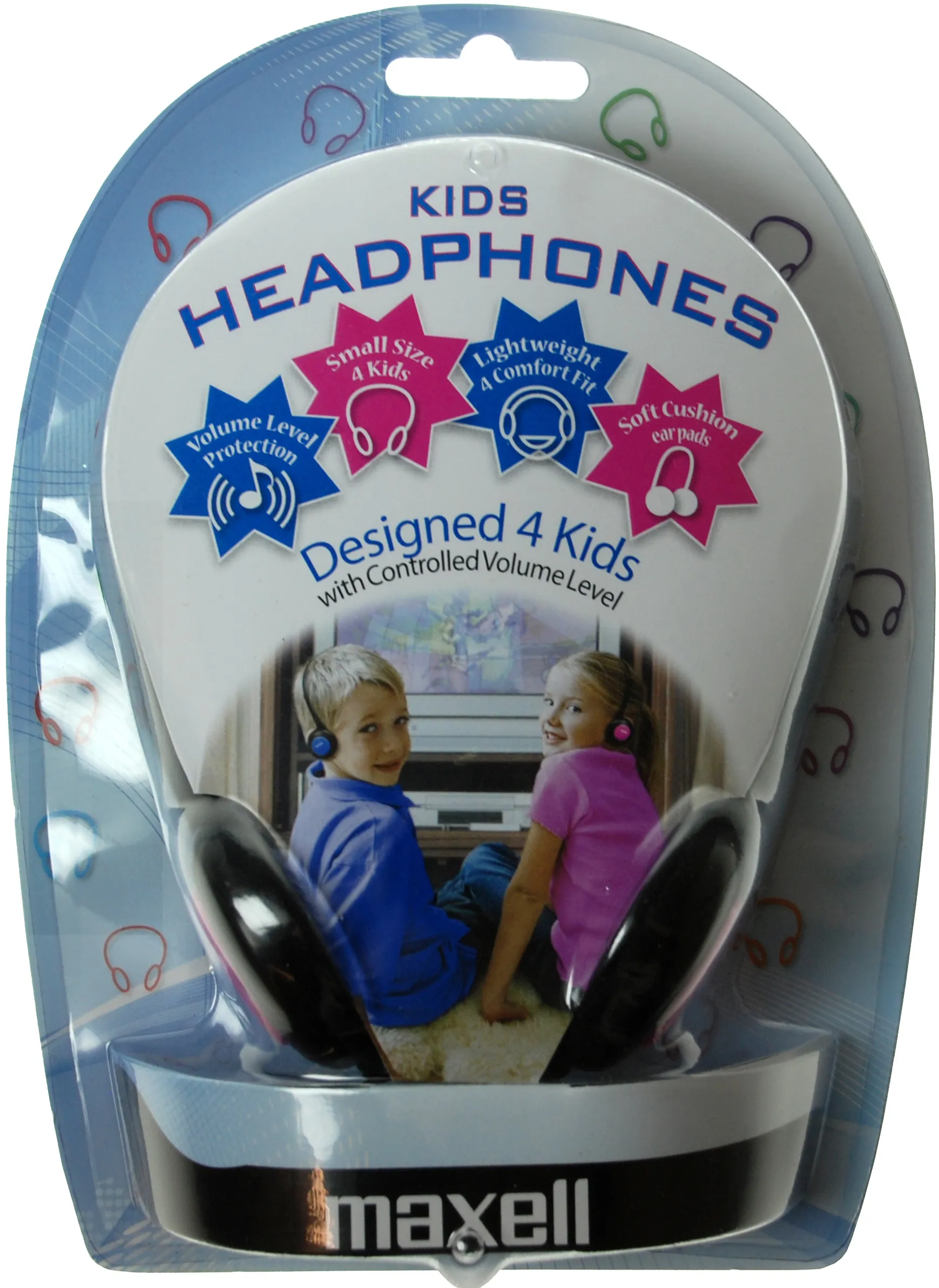 Maxell Kids Headphones, kuulokkeet lapsille, rajoitettu &auml;&auml;nenvoim.,v