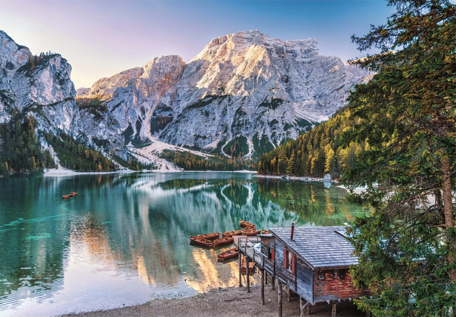 Clementoni High Quality Collection Emerald Lake Braies - pussel, 1000 bitar