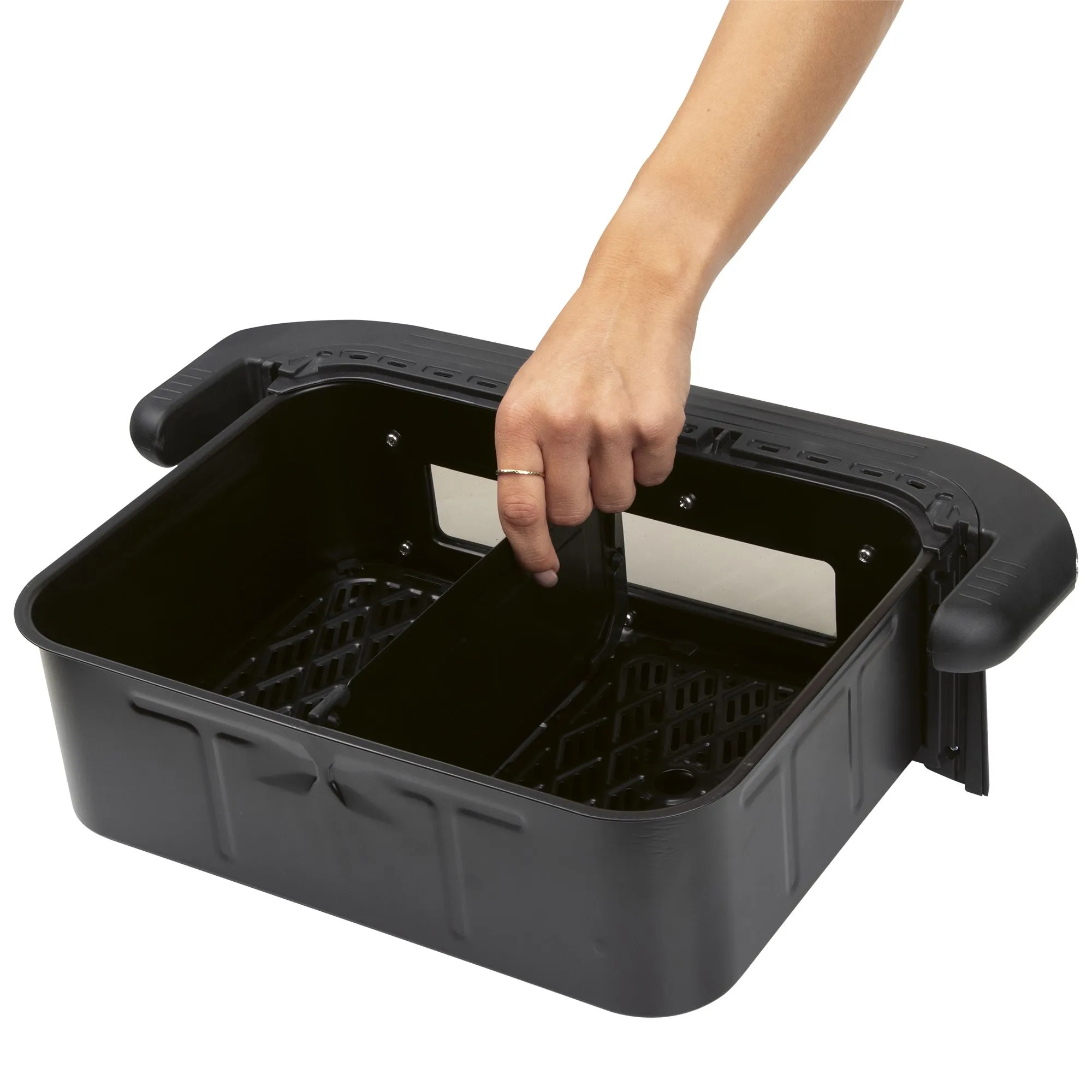 ProfiCook PC-FR 1313 H, 10 l, 2400 W, airfryer, musta/ruostumaton ter&auml;s
