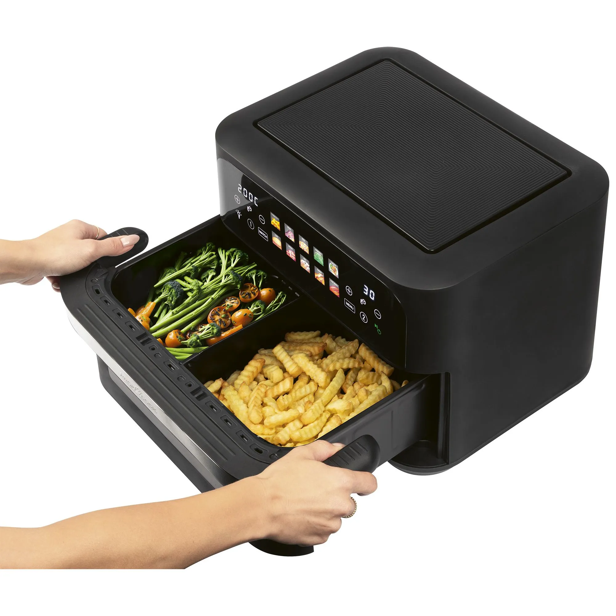 ProfiCook PC-FR 1313 H, 10L, 2400W, air fryer, Black/Stainless Steel