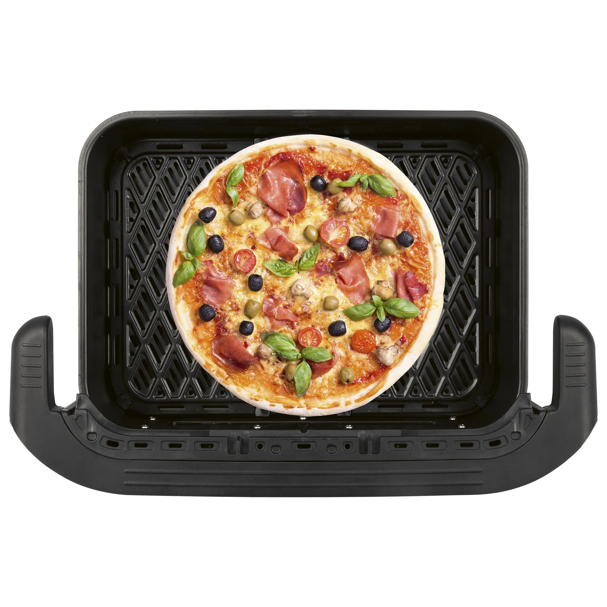 ProfiCook PC-FR 1313 H, 10 l, 2400 W, airfryer, musta/ruostumaton ter&auml;s