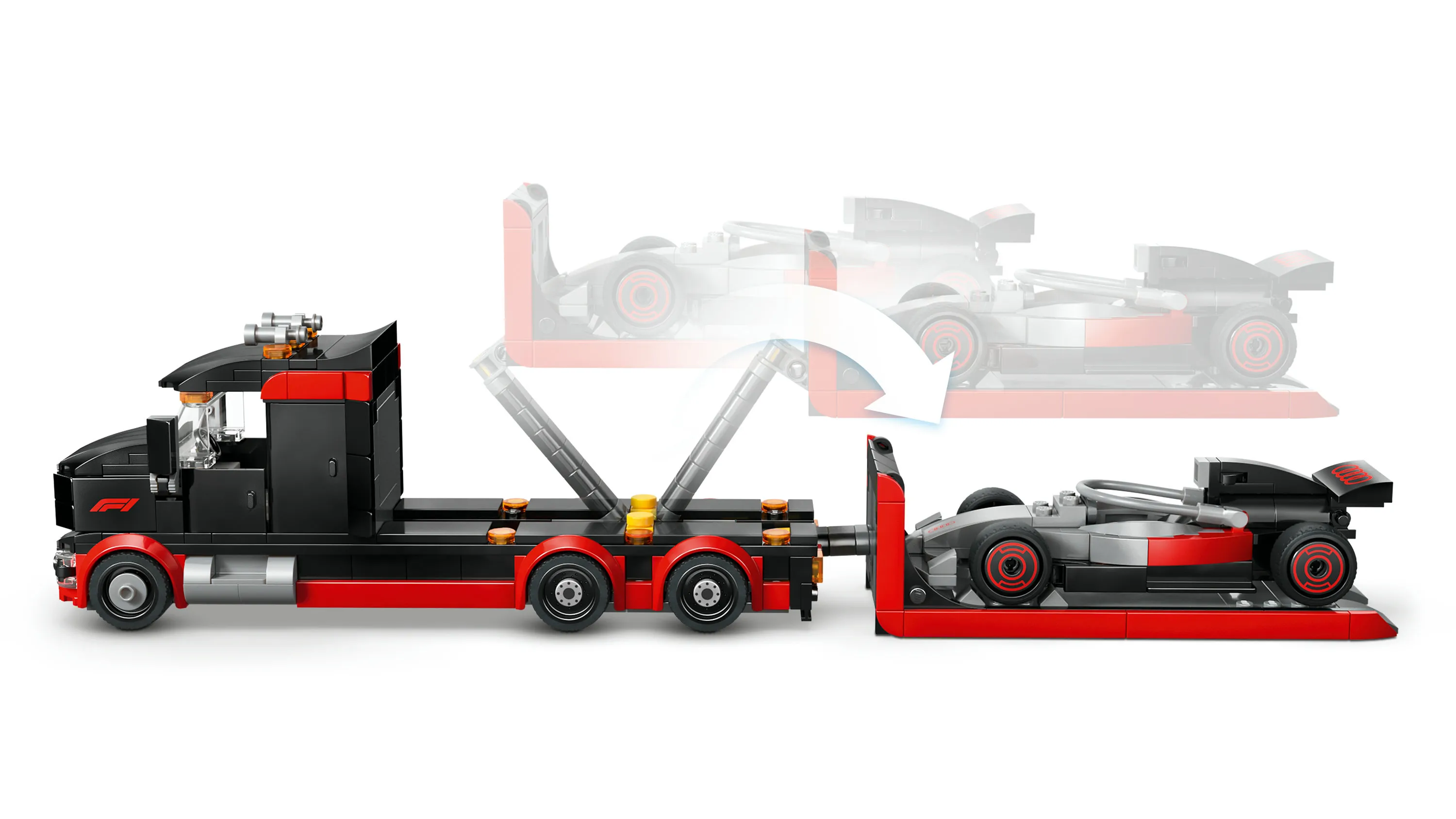 LEGO City F1-utst&auml;llningsbil och Audi F1-racerbil 60493