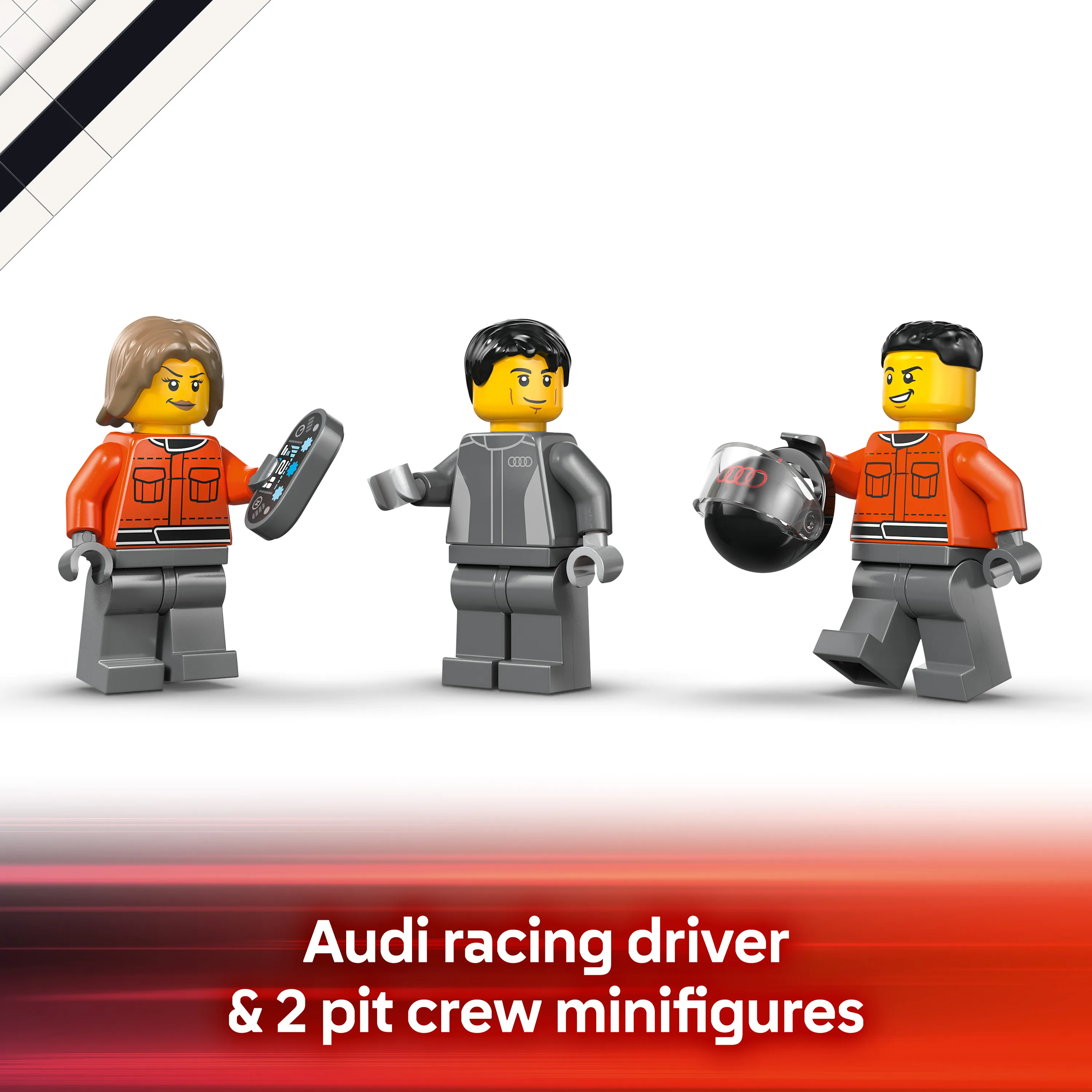 LEGO City F1-utst&auml;llningsbil och Audi F1-racerbil 60493