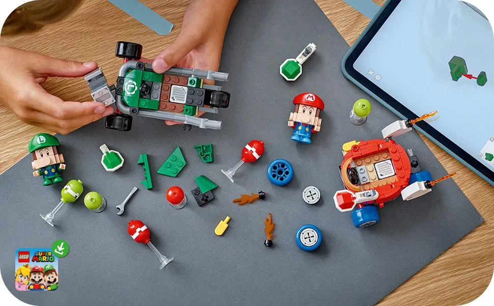 LEGO Super Mario Mario Kart &ndash; Baby Mario vs Baby Luigi 72034