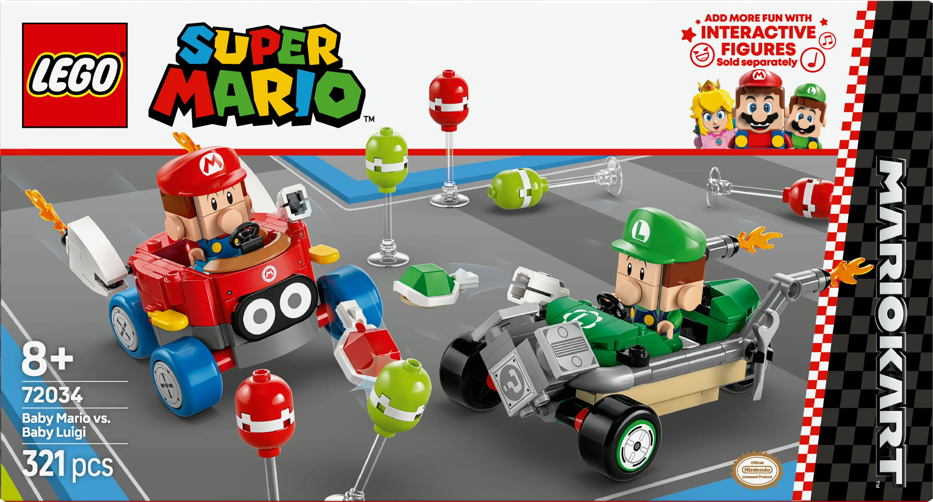 LEGO Super Mario Mario Kart &ndash; Baby Mario vs Baby Luigi 72034