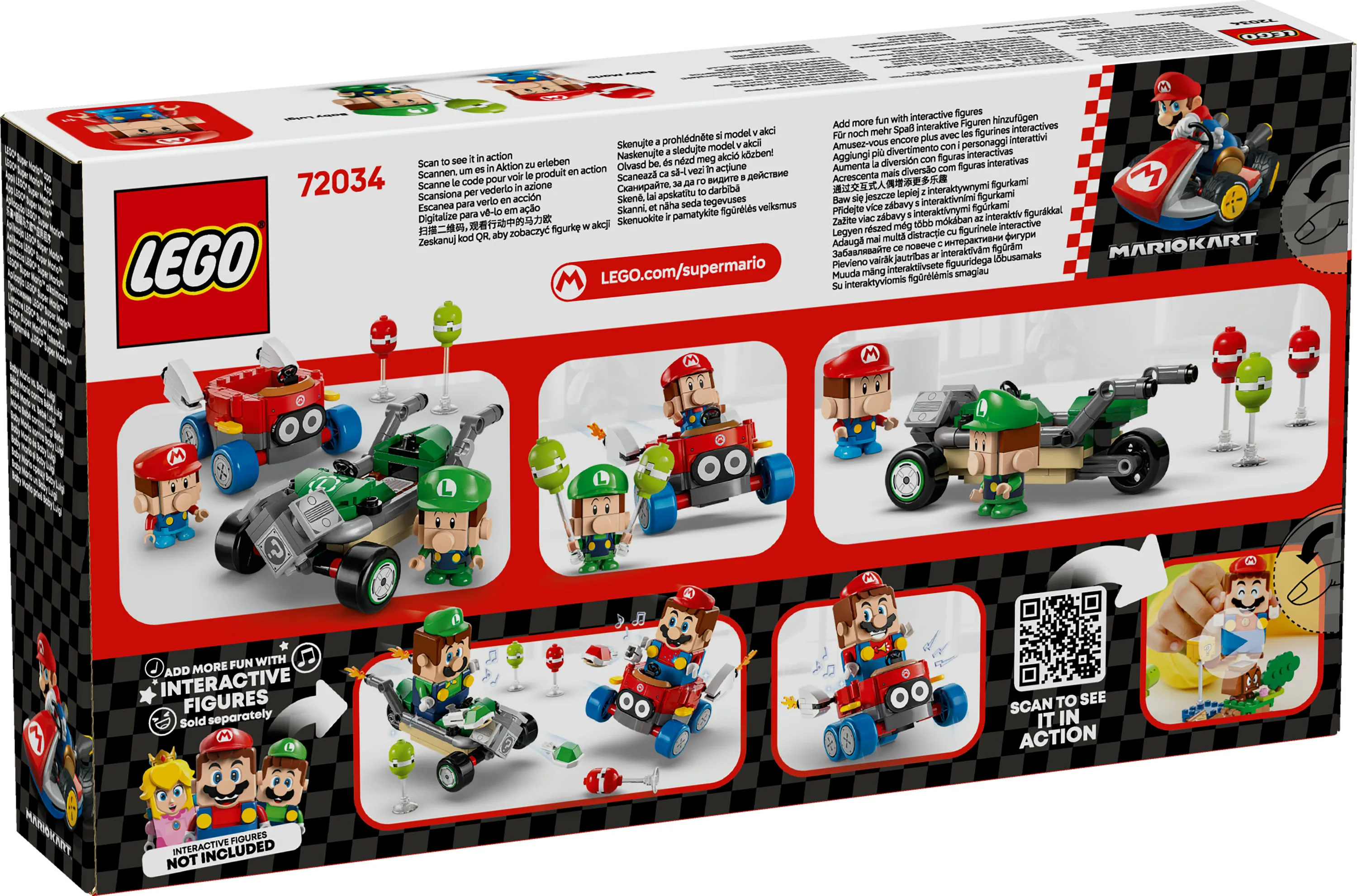LEGO Super Mario Mario Kart &ndash; Baby Mario vs Baby Luigi 72034